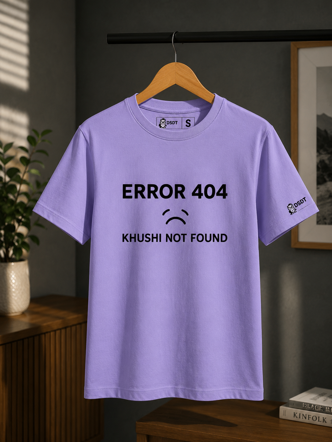 Error 404 – Khushi Not Found | Tech Support For Your Feelings T-Shirt