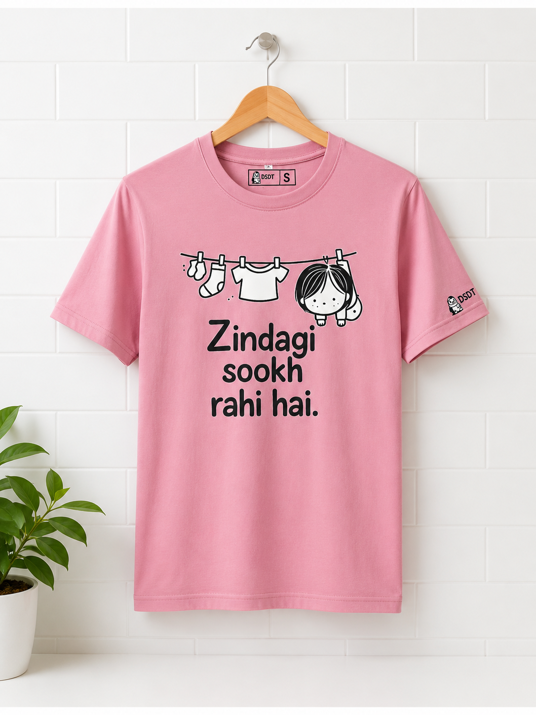 Zindagi Sookh Rahi Hai – Relatable Depressed Desi T-Shirt